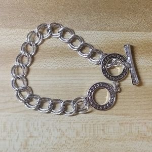 Premier Design Silver Adjustable Charm Bracelet